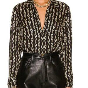 L'Agence Nina Keyring Silk Blouse